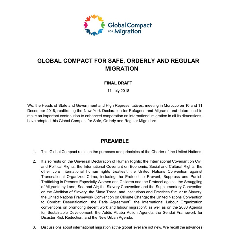 Globalni pakt o bezbednoj, uređenoj i regularnoj migraciji