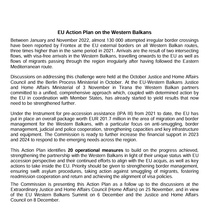 Akcioni plan EU za zapadni Balkan