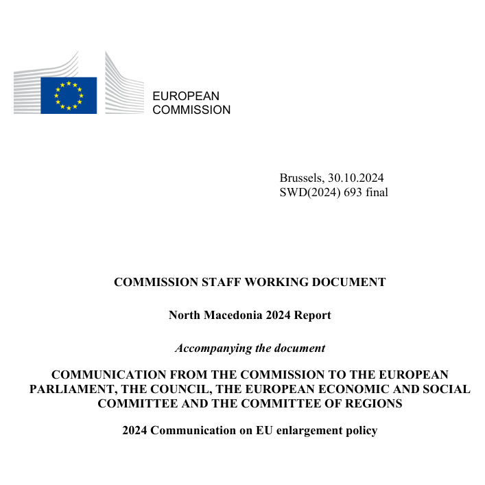 Commission Staff Working Document, North Macedonia, 2024 Report